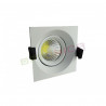 OPTONICA  8W LED COB DOWNLIGHT SQUARE, ROTATABLE, LUCE BIANCA NEUTRA
