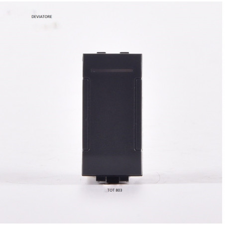 DEVIATORE 1 MODULO (16A-250V) 803N COMPATIBILE BTINO LIVING INTERNATIONAL NERO